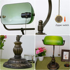 Tiffany Style Banker Desk Lamp Stained Glass Lamps