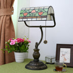 Tiffany Style Banker Desk Lamp Stained Glass Lamps