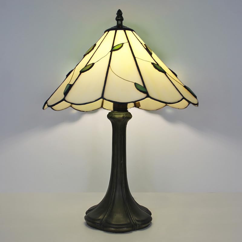 Tiffany Style Lamp Stained Glass Table for Living