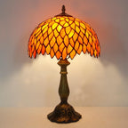 Tiffany Style Lamp Stained Glass Table for Living