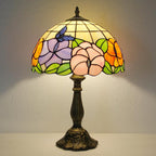 Tiffany Style Lamp Stained Glass Table for Living