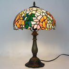 Tiffany Style Lamp Stained Glass Table for Living