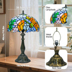 Tiffany Style Lamp Stained Glass Table for Living