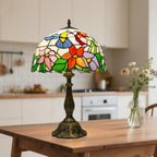 Tiffany Style Lamp Stained Glass Table for Living