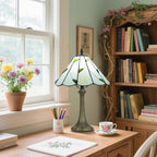 Tiffany Style Lamp Stained Glass Table for Living