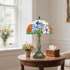 Tiffany Style Lamp Stained Glass Table for Living