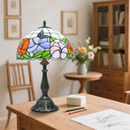 Tiffany Style Lamp Stained Glass Table for Living