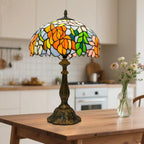 Tiffany Style Lamp Stained Glass Table for Living