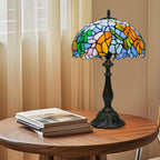 Tiffany Style Lamp Stained Glass Table for Living