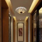 Tiffany Style Stained Glass Ceiling Lamp 16 Inch