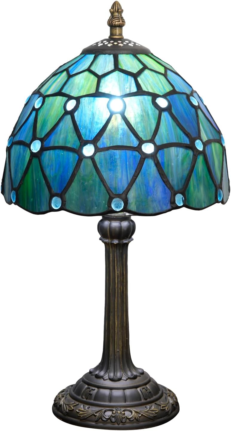 Tiffany Lamp Stained Glass Table Chrysanthemum Small Bedside