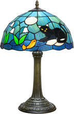 Tiffany Lamp Stained Glass Table Chrysanthemum Small Bedside