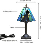 Tiffany Lamp Stained Glass Table Chrysanthemum Small Bedside