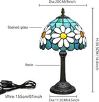 Tiffany Lamp Stained Glass Table Chrysanthemum Small Bedside