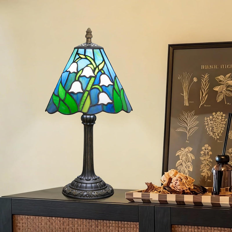 Tiffany Lamp Stained Glass Table Chrysanthemum Small Bedside