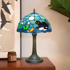 Tiffany Lamp Stained Glass Table Chrysanthemum Small Bedside