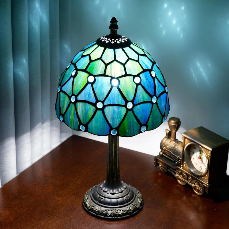 Tiffany Lamp Stained Glass Table Chrysanthemum Small Bedside