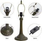 12 Inch Black Cat Table Lamp
