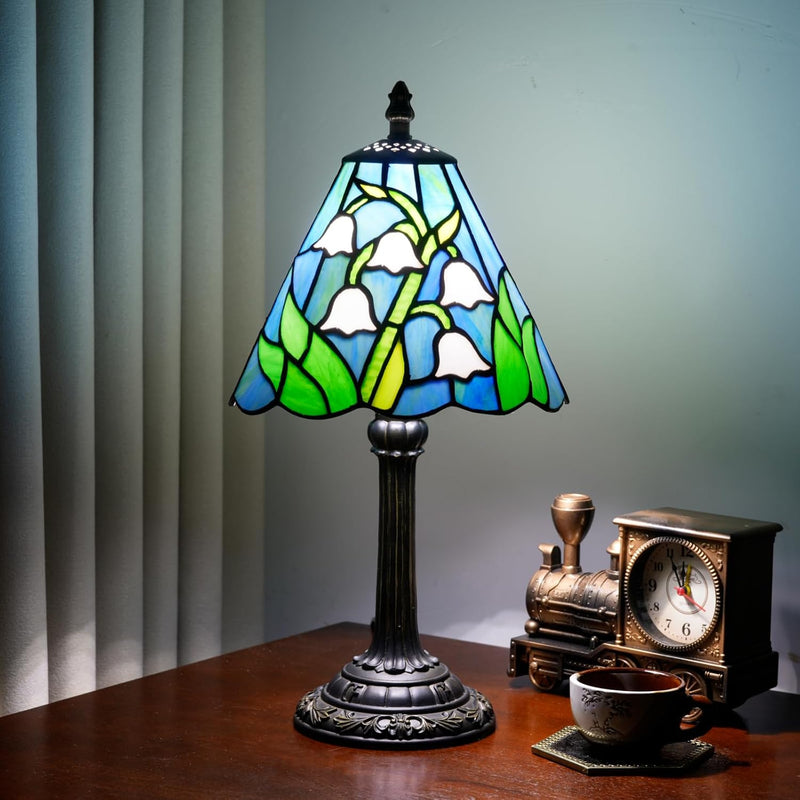 Tiffany Lamp Stained Glass Table Chrysanthemum Small Bedside