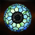 Tiffany Lamp Stained Glass Table Chrysanthemum Small Bedside