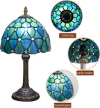 Tiffany Lamp Stained Glass Table Chrysanthemum Small Bedside