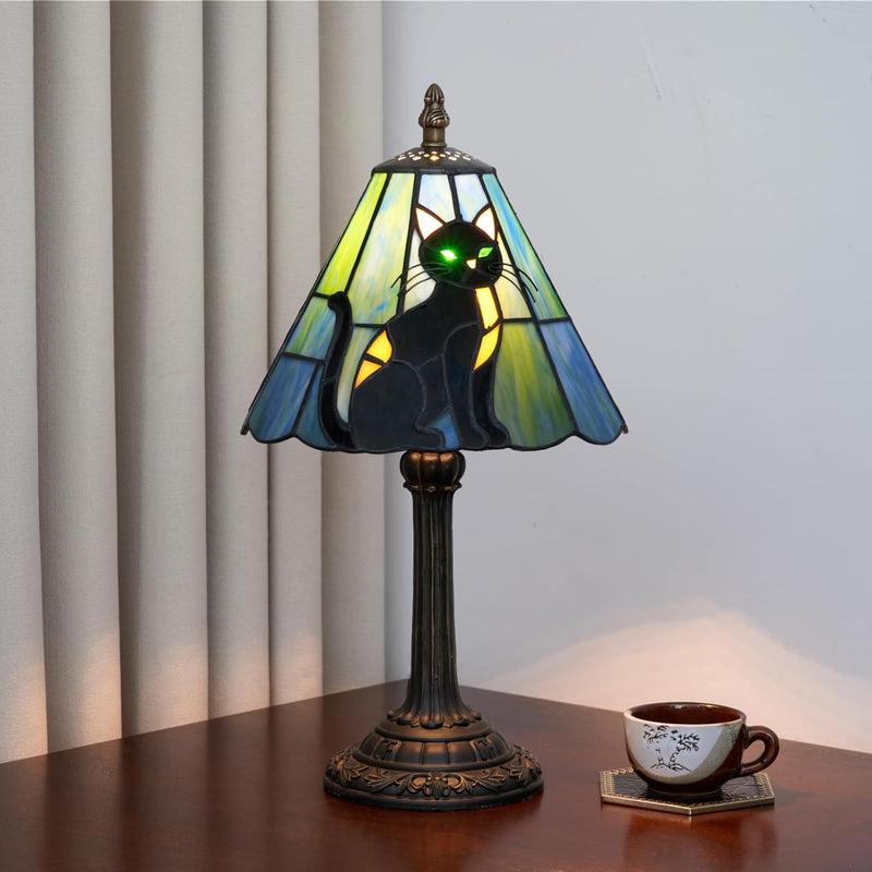 Tiffany Lamp Stained Glass Table Chrysanthemum Small Bedside