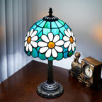 Tiffany Lamp Stained Glass Table Chrysanthemum Small Bedside