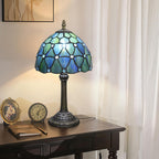 Tiffany Lamp Stained Glass Table Chrysanthemum Small Bedside