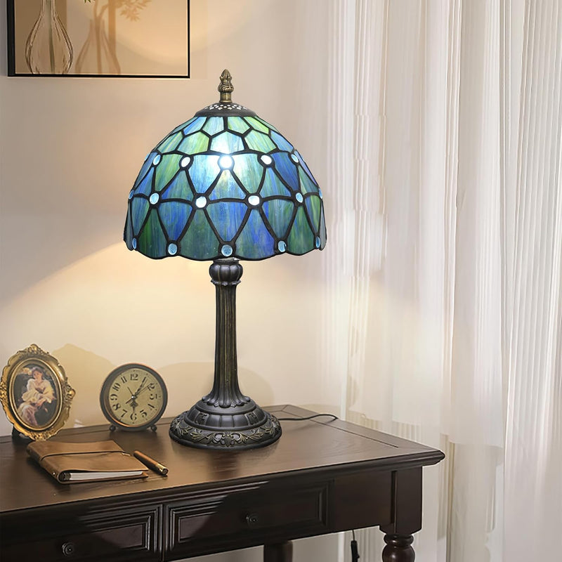 Tiffany Lamp Stained Glass Table Chrysanthemum Small Bedside