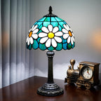 Tiffany Lamp Stained Glass Table Chrysanthemum Small Bedside