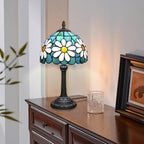Tiffany Lamp Stained Glass Table Chrysanthemum Small Bedside