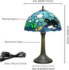 Tiffany Lamp Stained Glass Table Chrysanthemum Small Bedside