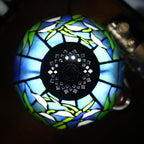 Tiffany Lamp Stained Glass Table Chrysanthemum Small Bedside