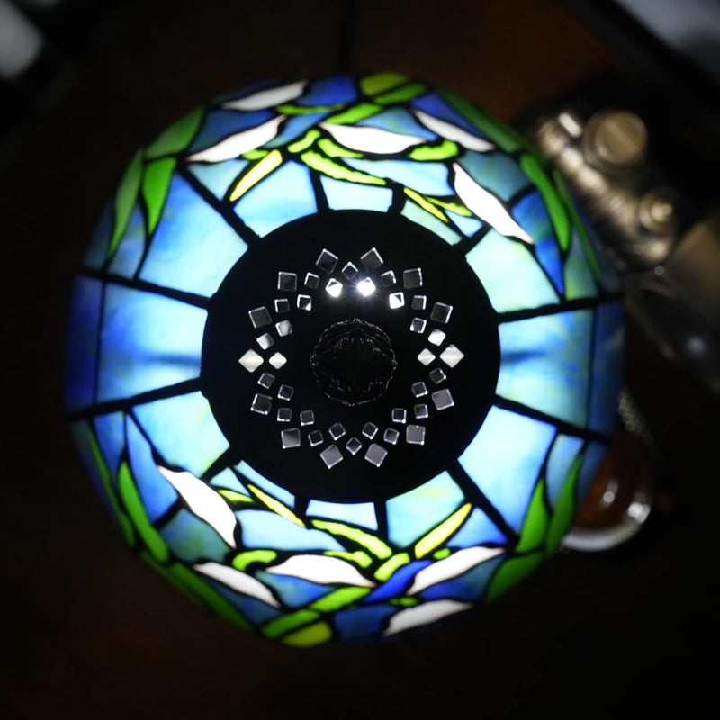 Tiffany Lamp Stained Glass Table Chrysanthemum Small Bedside