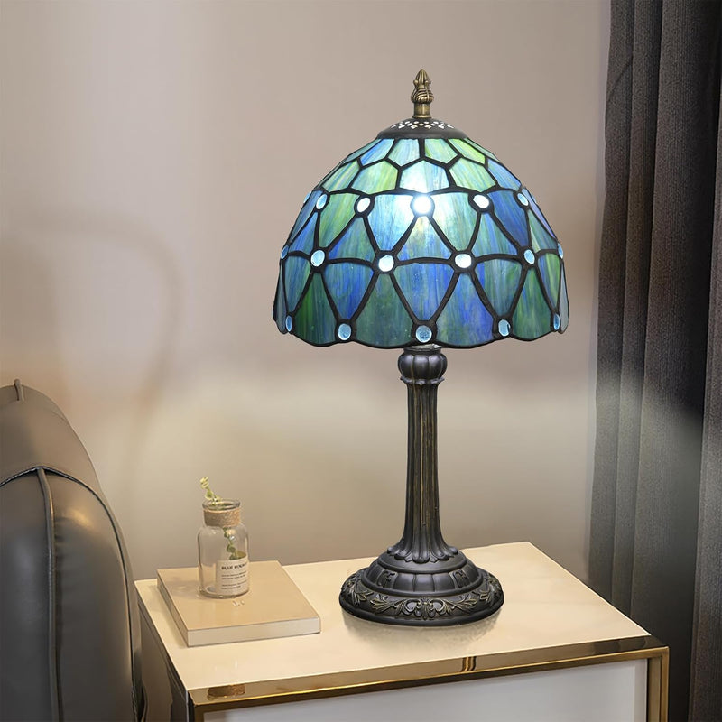 Tiffany Lamp Stained Glass Table Chrysanthemum Small Bedside