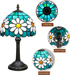 Tiffany Lamp Stained Glass Table Chrysanthemum Small Bedside