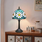 Tiffany Lamp Stained Glass Table Chrysanthemum Small Bedside