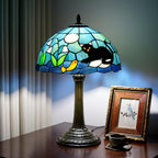Tiffany Lamp Stained Glass Table Chrysanthemum Small Bedside