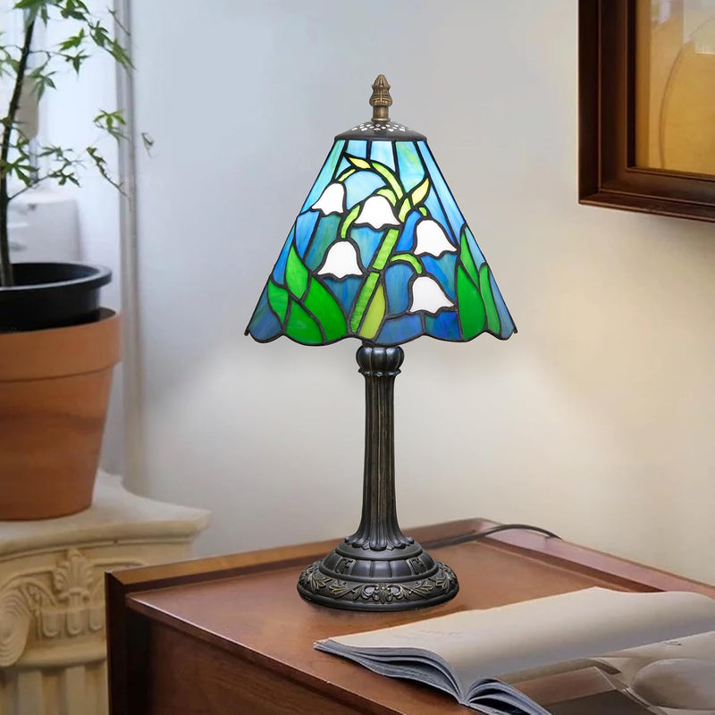 Tiffany Lamp Stained Glass Table Chrysanthemum Small Bedside