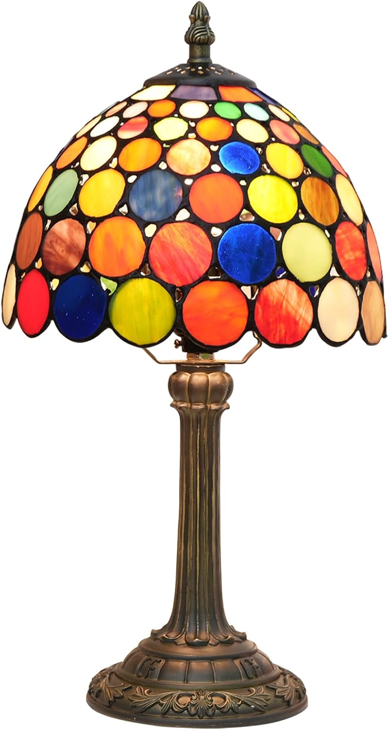 Tiffany Style Stained Glass Table Lamp Dragonfly Bedroom