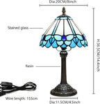Tiffany Style Stained Glass Table Lamp Dragonfly Bedroom