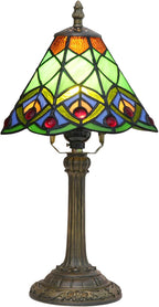 Tiffany Style Stained Glass Table Lamp Dragonfly Bedroom