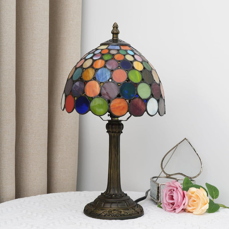 Tiffany Style Stained Glass Table Lamp Dragonfly Bedroom