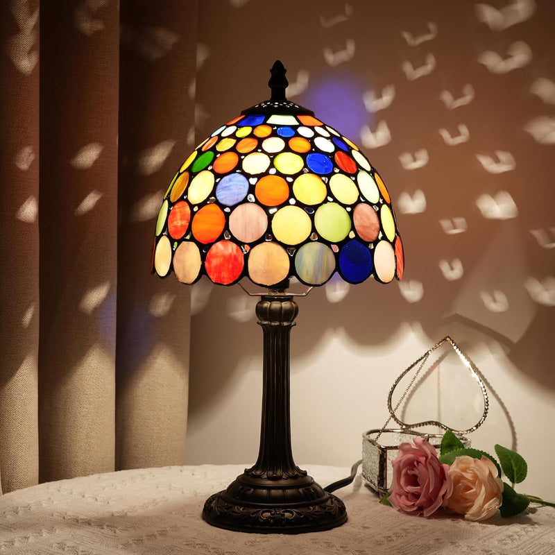 Tiffany Style Stained Glass Table Lamp Dragonfly Bedroom