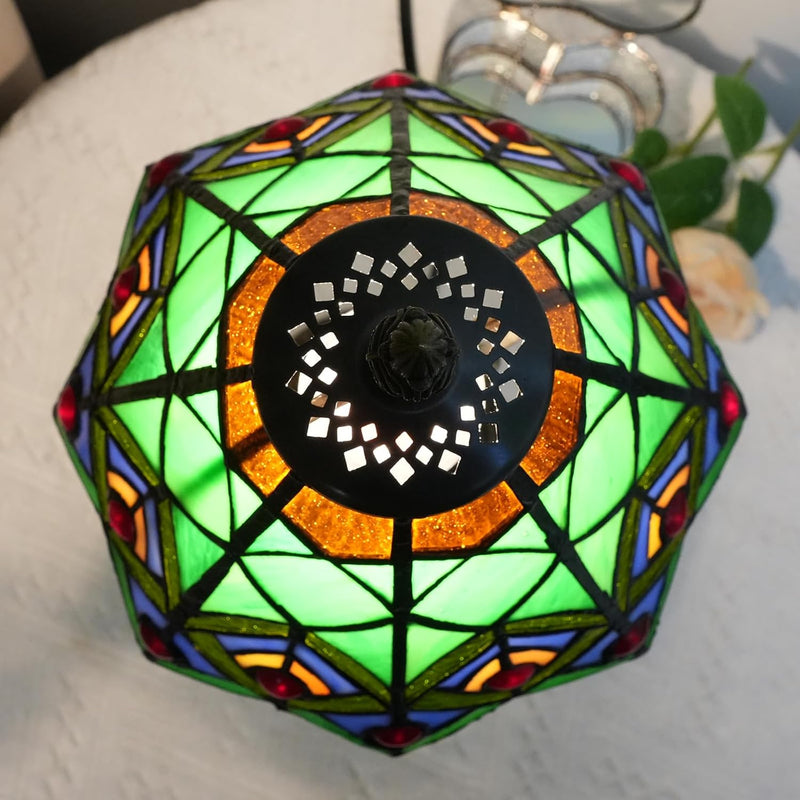 Tiffany Style Stained Glass Table Lamp Dragonfly Bedroom