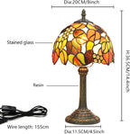 Tiffany Style Stained Glass Table Lamp Dragonfly Bedroom