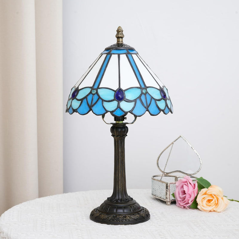 Tiffany Style Stained Glass Table Lamp Dragonfly Bedroom