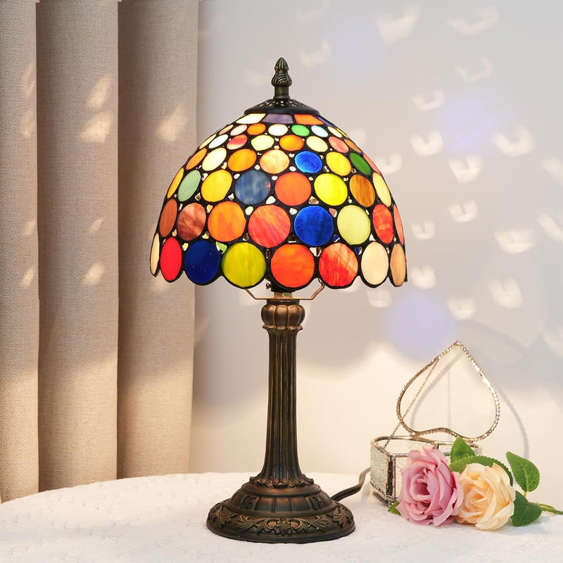 Tiffany Style Stained Glass Table Lamp Dragonfly Bedroom