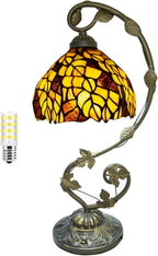 Tiffany Style Table Lamp 8 Inch Stained Glass