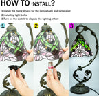 Tiffany Style Table Lamp Baroque 3 Colour Temperatures